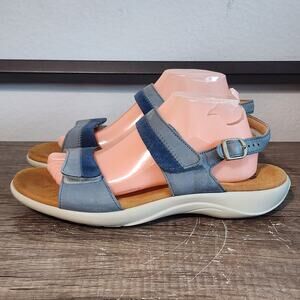 SAS Nudu Women's Adjustable Strap Hook Loop Closure Sandals Shoes Size 11 Wide